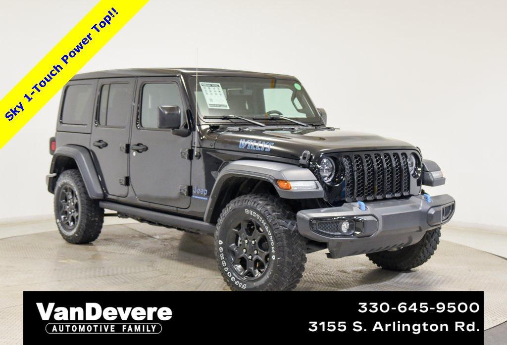 used 2023 Jeep Wrangler 4xe car, priced at $29,572