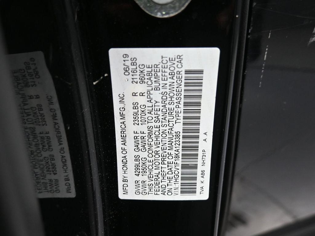 used 2019 Honda Accord car, priced at $17,498