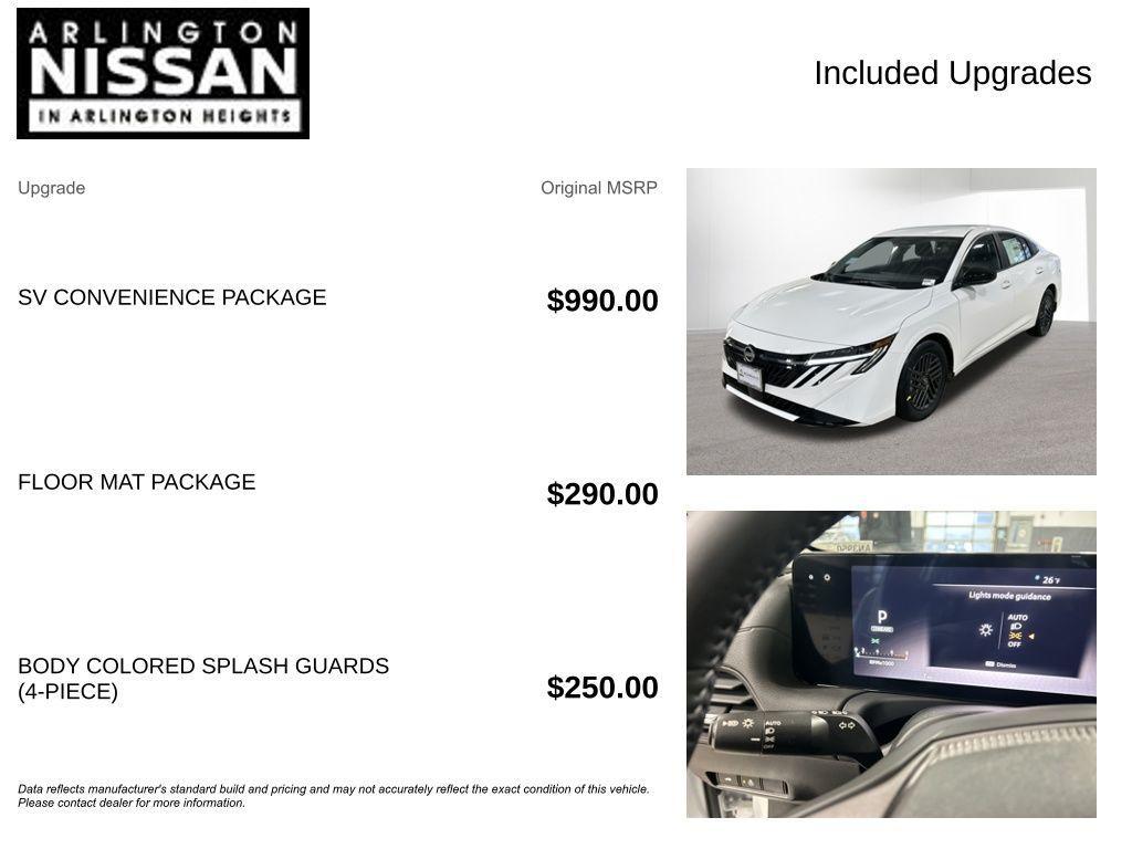 new 2026 Nissan Sentra car, priced at $24,044