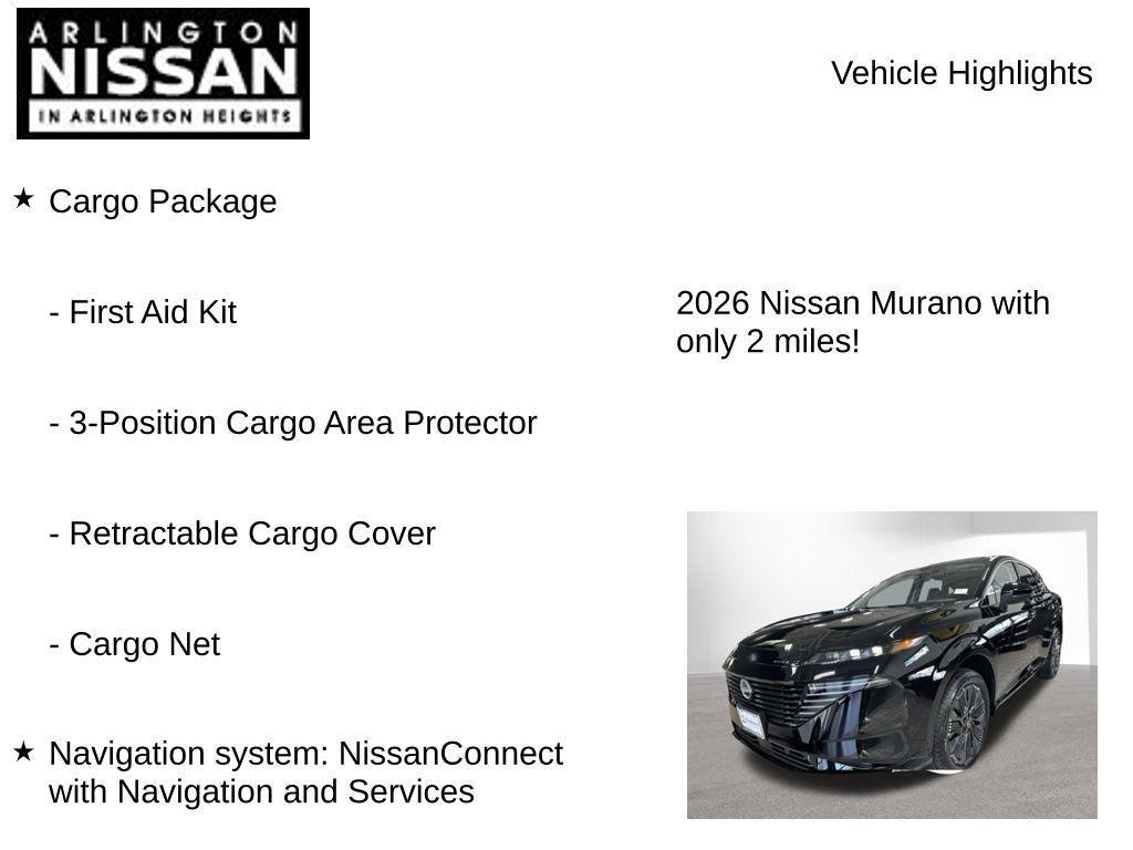 new 2026 Nissan Murano car, priced at $49,150
