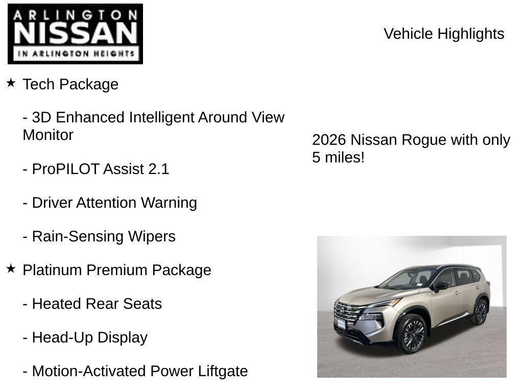 new 2026 Nissan Rogue car, priced at $39,970