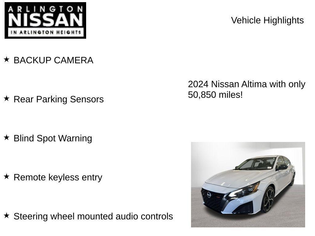 used 2024 Nissan Altima car, priced at $21,700