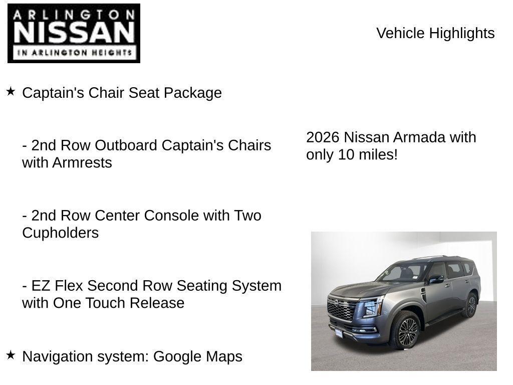 new 2026 Nissan Armada car, priced at $65,936