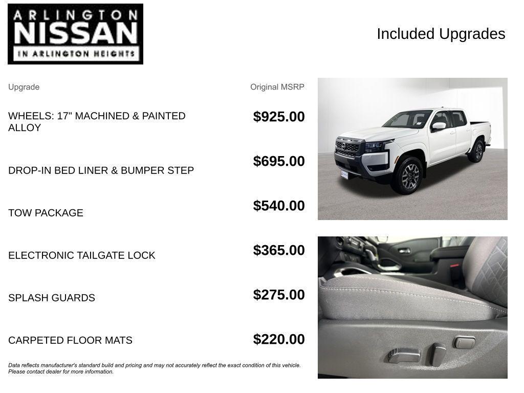 new 2026 Nissan Frontier car, priced at $38,760