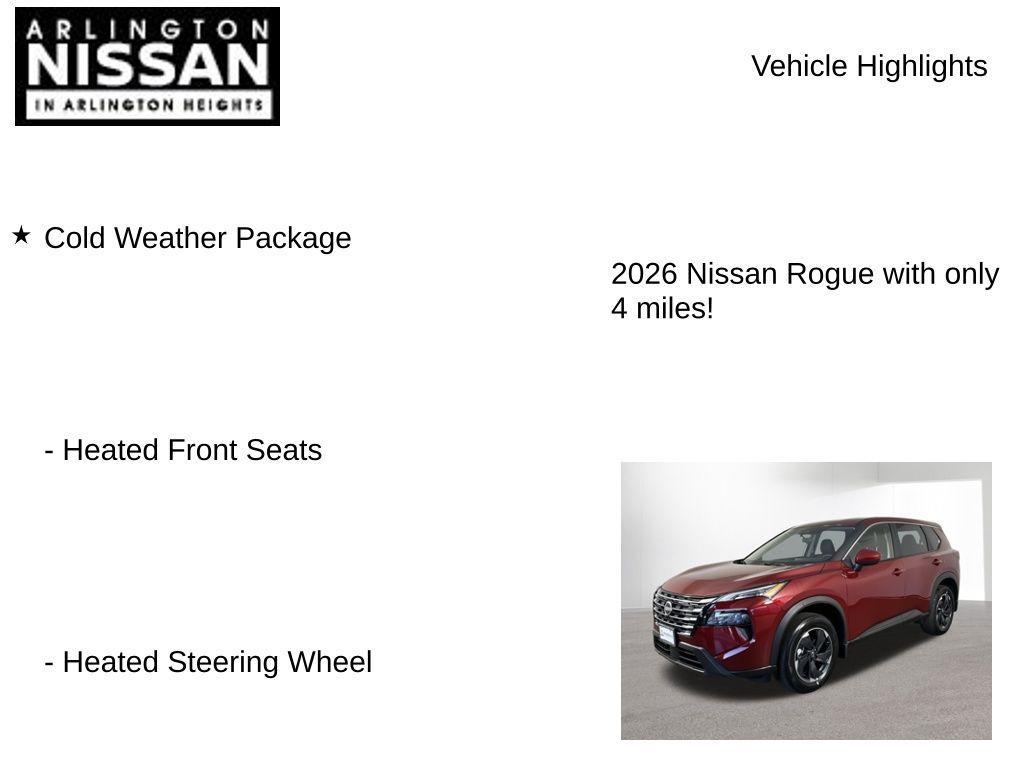 new 2026 Nissan Rogue car, priced at $28,659
