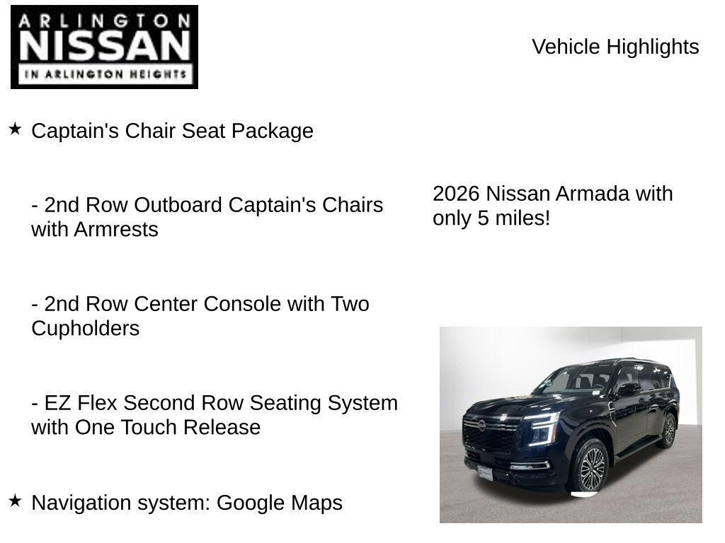 new 2026 Nissan Armada car, priced at $65,936