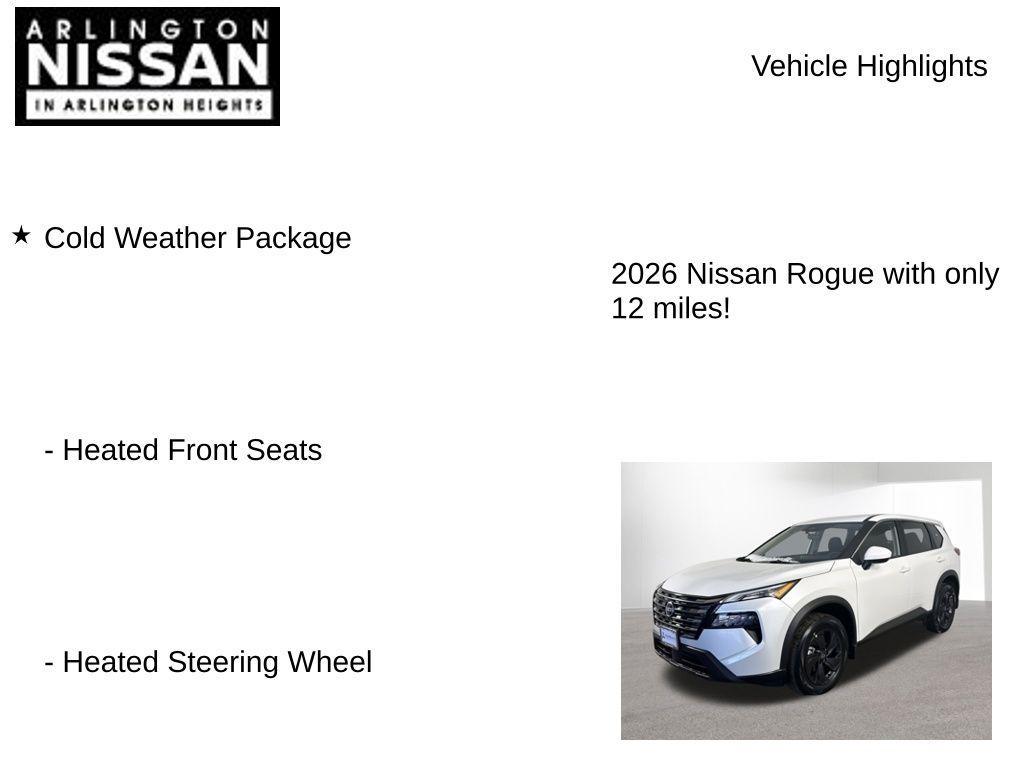 new 2026 Nissan Rogue car, priced at $28,943