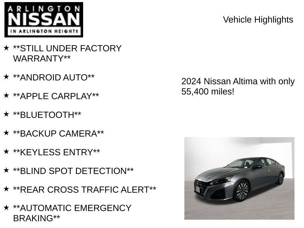 used 2024 Nissan Altima car, priced at $19,258