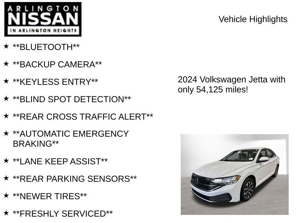 used 2024 Volkswagen Jetta car, priced at $16,997