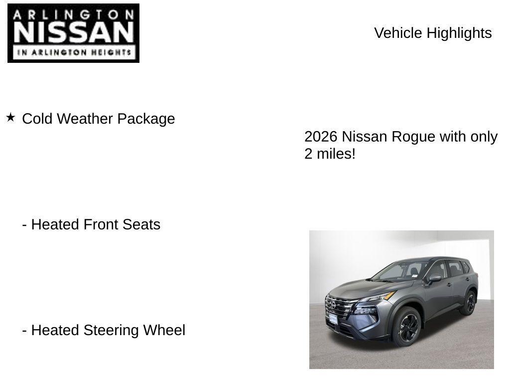 new 2026 Nissan Rogue car, priced at $28,059