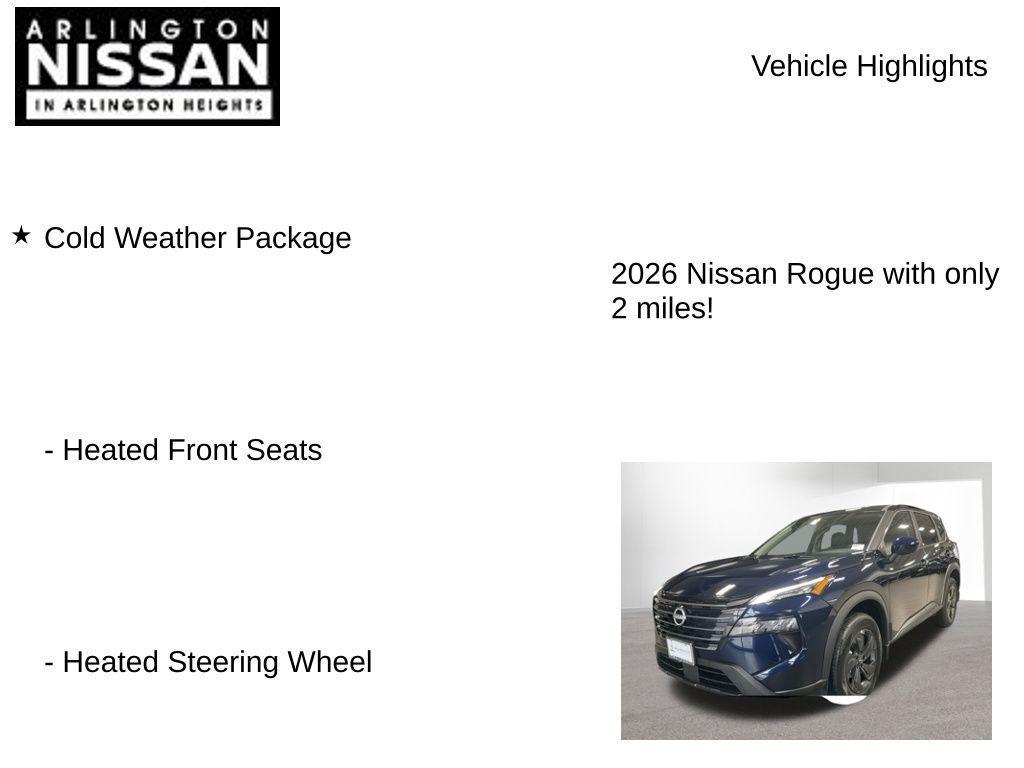 new 2026 Nissan Rogue car, priced at $28,543