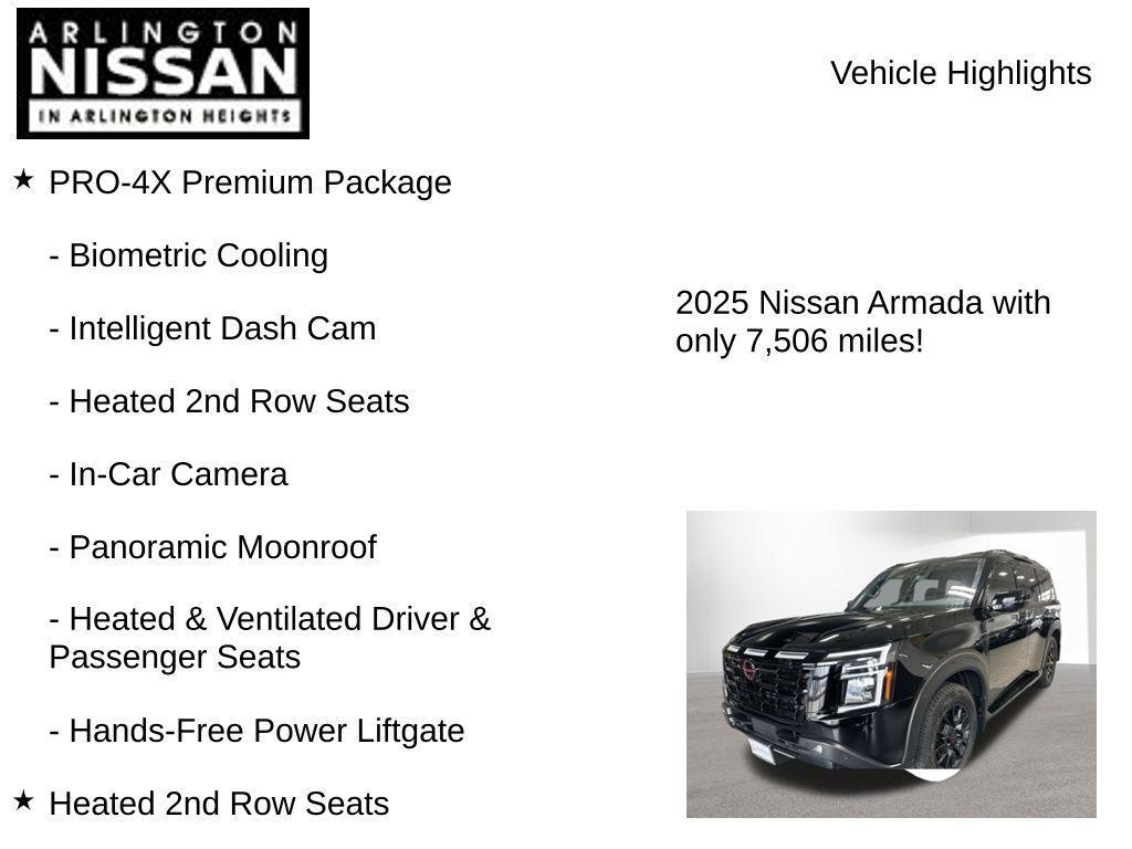used 2025 Nissan Armada car, priced at $69,815