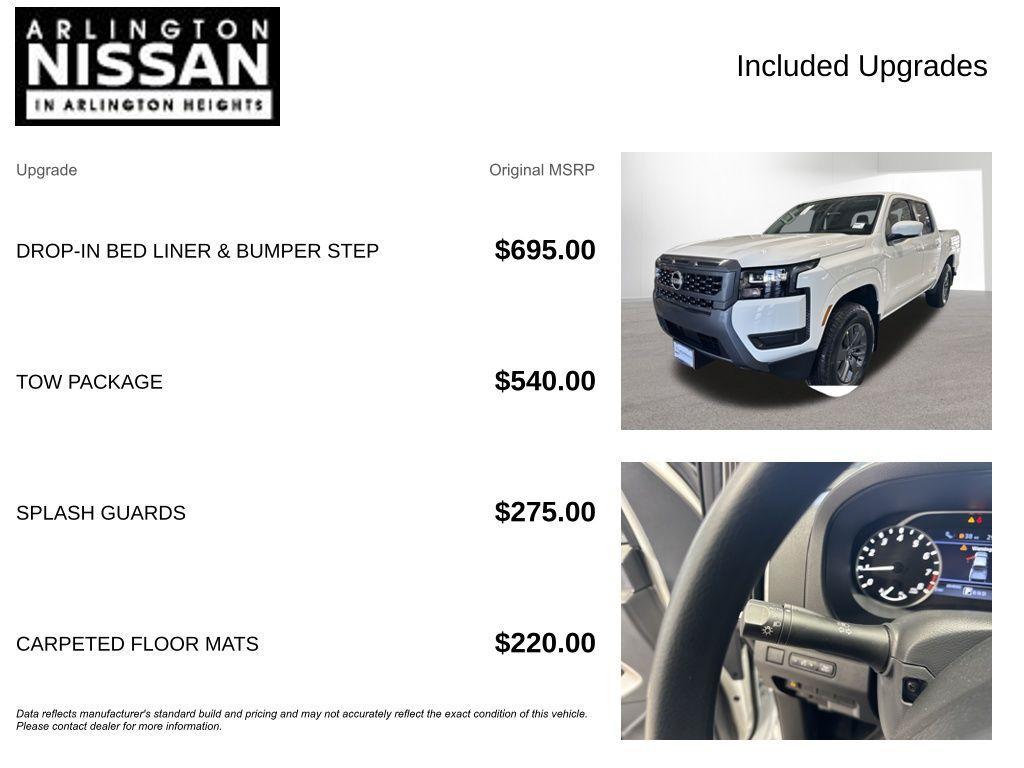 new 2026 Nissan Frontier car, priced at $37,650