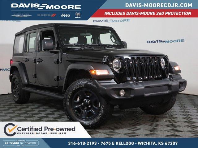 used 2022 Jeep Wrangler Unlimited car, priced at $26,712