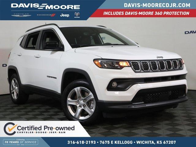 used 2023 Jeep Compass car, priced at $20,386