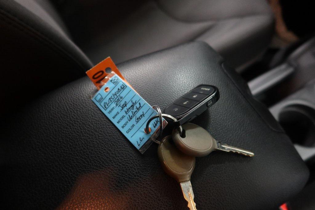 used 2016 Jeep Wrangler Unlimited car, priced at $19,350