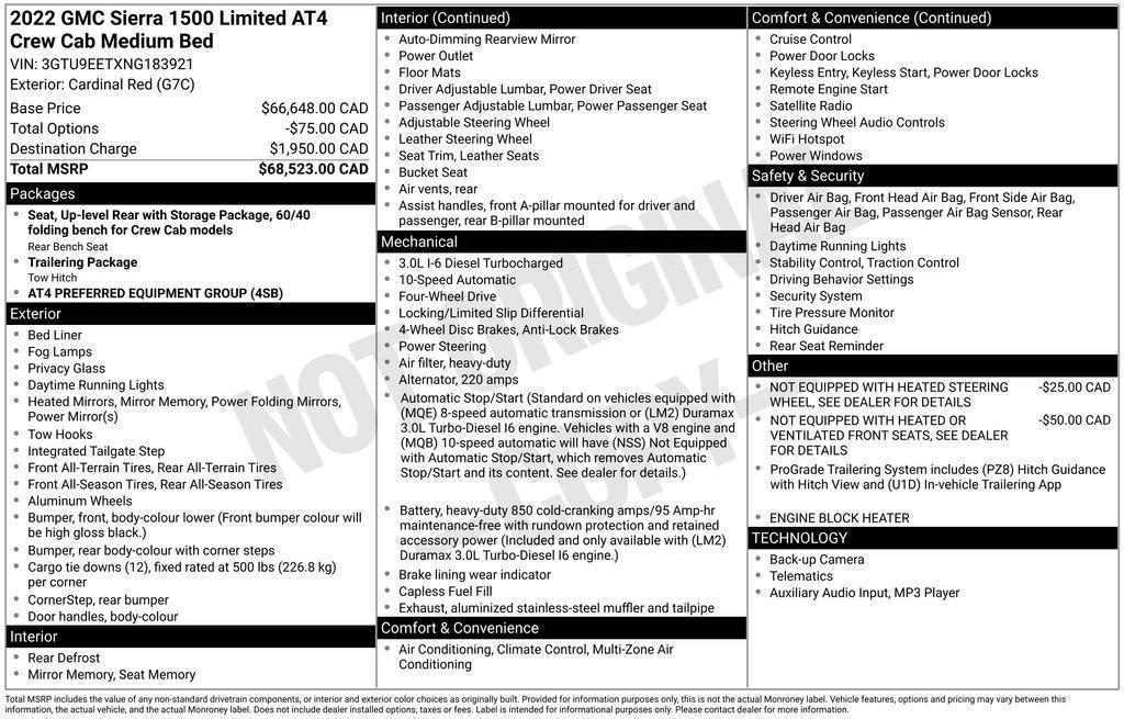 used 2022 GMC Sierra 1500 car, priced at $40,567