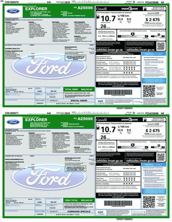 used 2023 Ford Explorer car, priced at $24,546