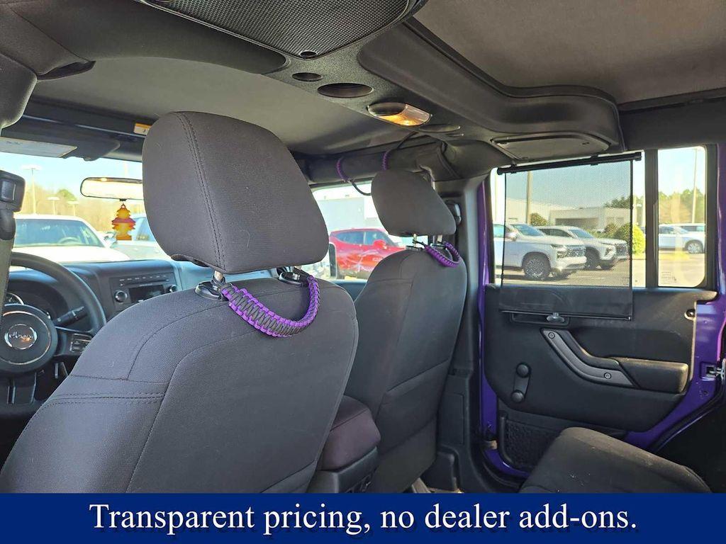 used 2018 Jeep Wrangler JK Unlimited car, priced at $12,800