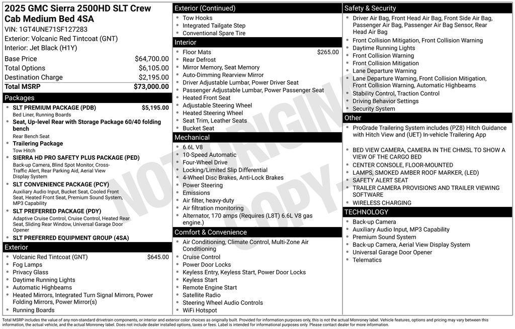 used 2025 GMC Sierra 2500 car, priced at $60,867