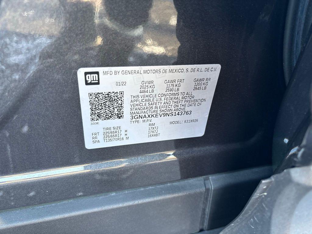 used 2022 Chevrolet Equinox car, priced at $19,286