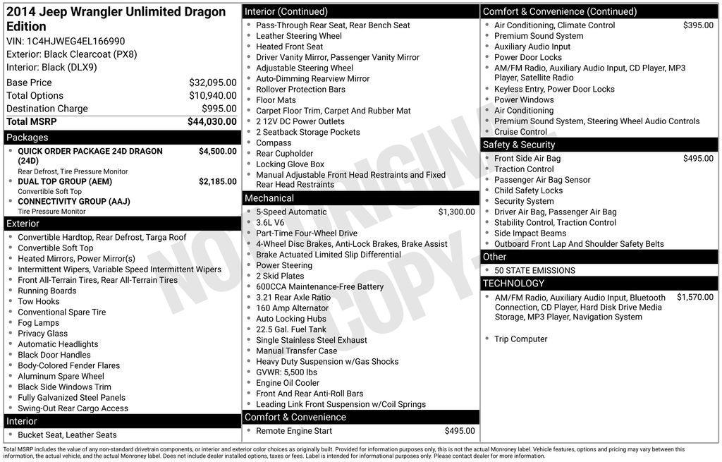used 2014 Jeep Wrangler Unlimited car, priced at $14,421