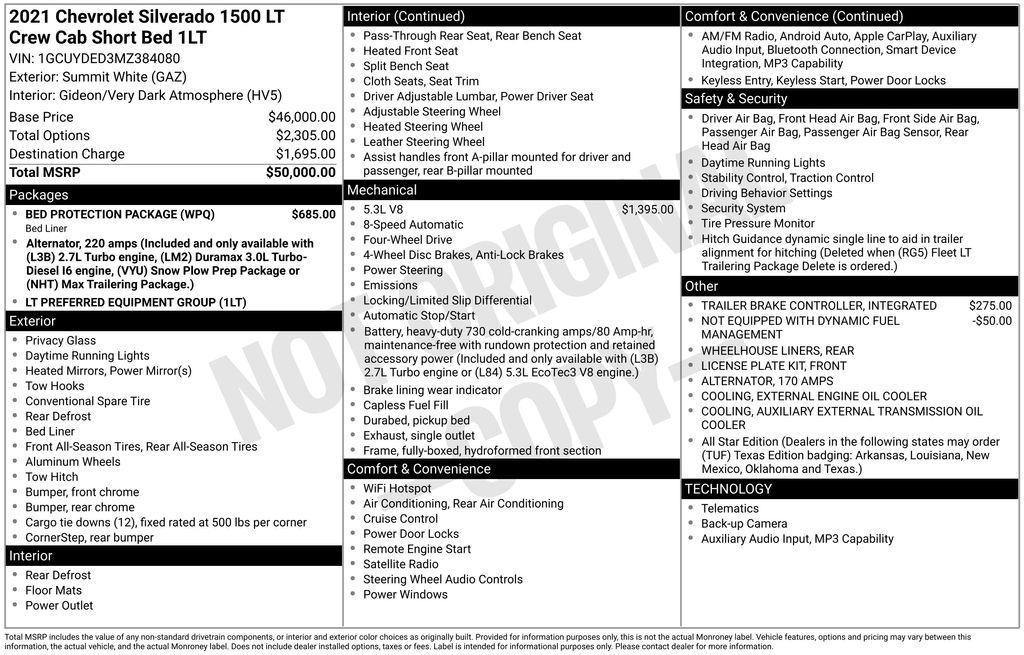 used 2021 Chevrolet Silverado 1500 car, priced at $27,590