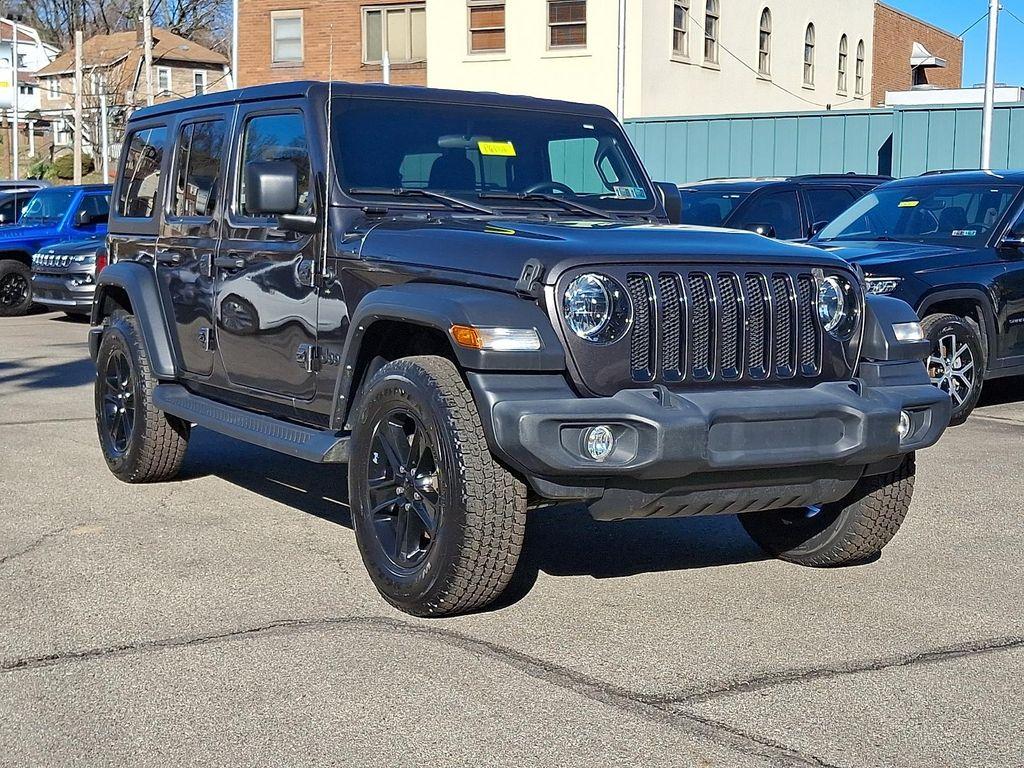 used 2022 Jeep Wrangler Unlimited car, priced at $31,817