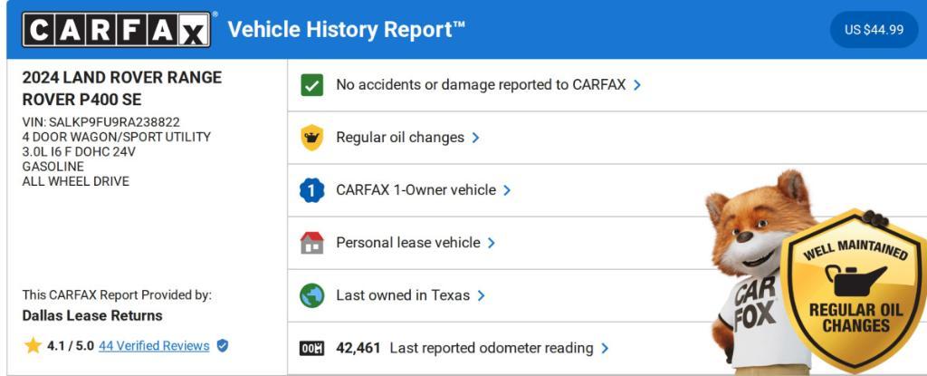 used 2024 Land Rover Range Rover car, priced at $92,995