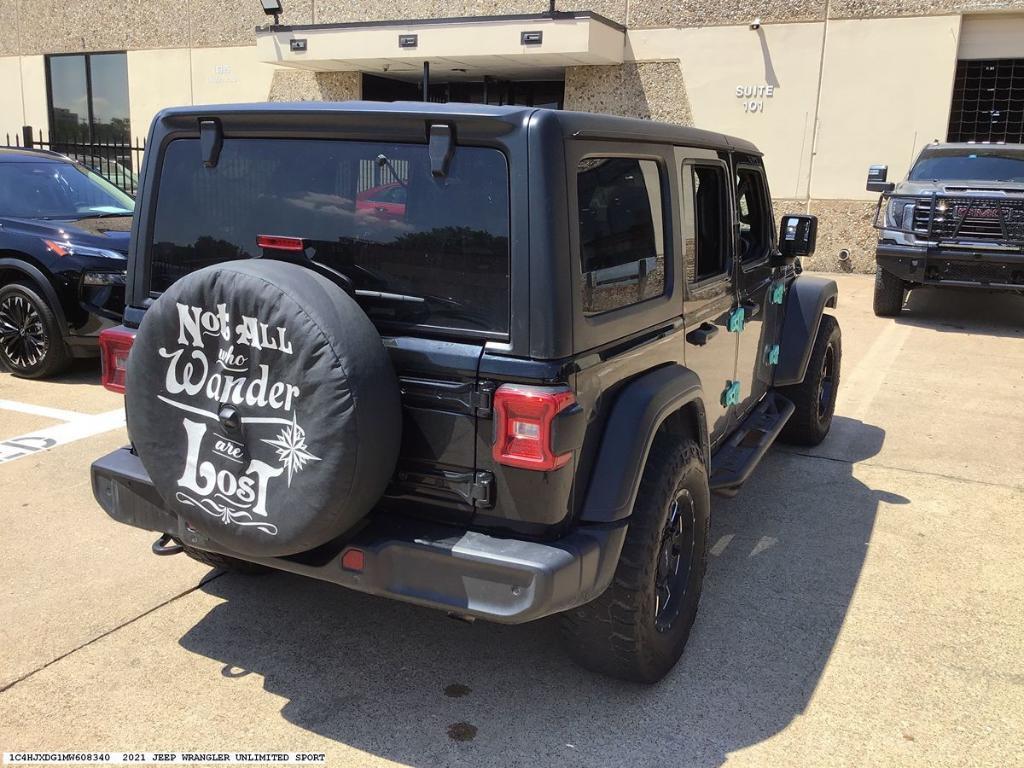 used 2021 Jeep Wrangler Unlimited car, priced at $29,684