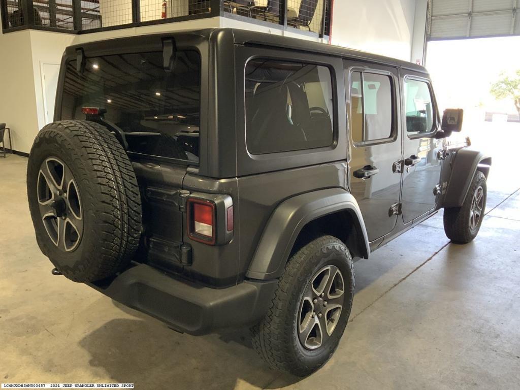 used 2021 Jeep Wrangler Unlimited car, priced at $30,872