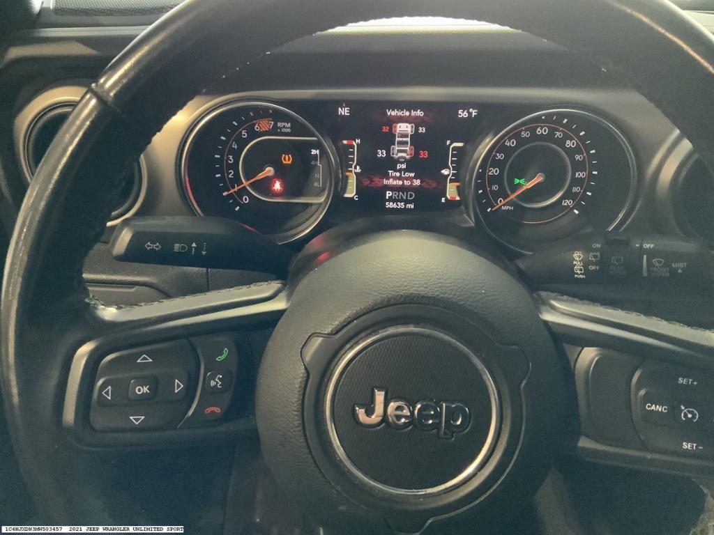 used 2021 Jeep Wrangler Unlimited car, priced at $30,872