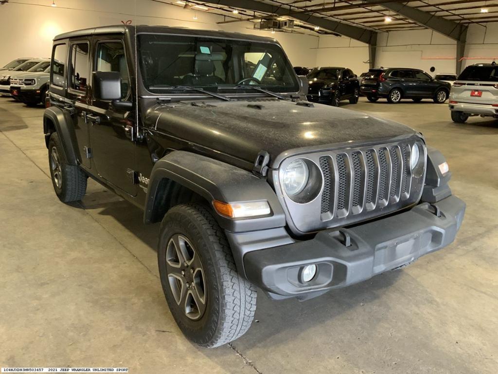used 2021 Jeep Wrangler Unlimited car, priced at $30,872