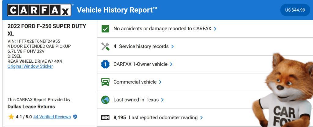 used 2022 Ford F-250 car, priced at $44,273