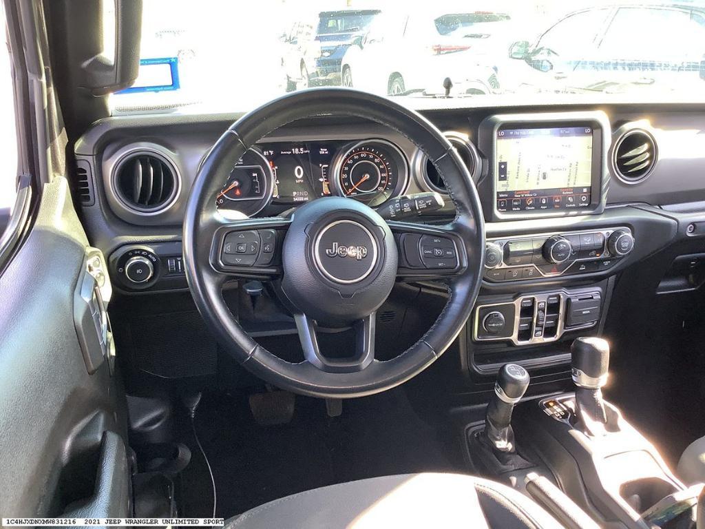 used 2021 Jeep Wrangler Unlimited car, priced at $29,956