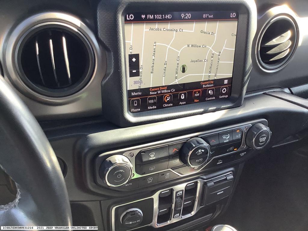 used 2021 Jeep Wrangler Unlimited car, priced at $29,956