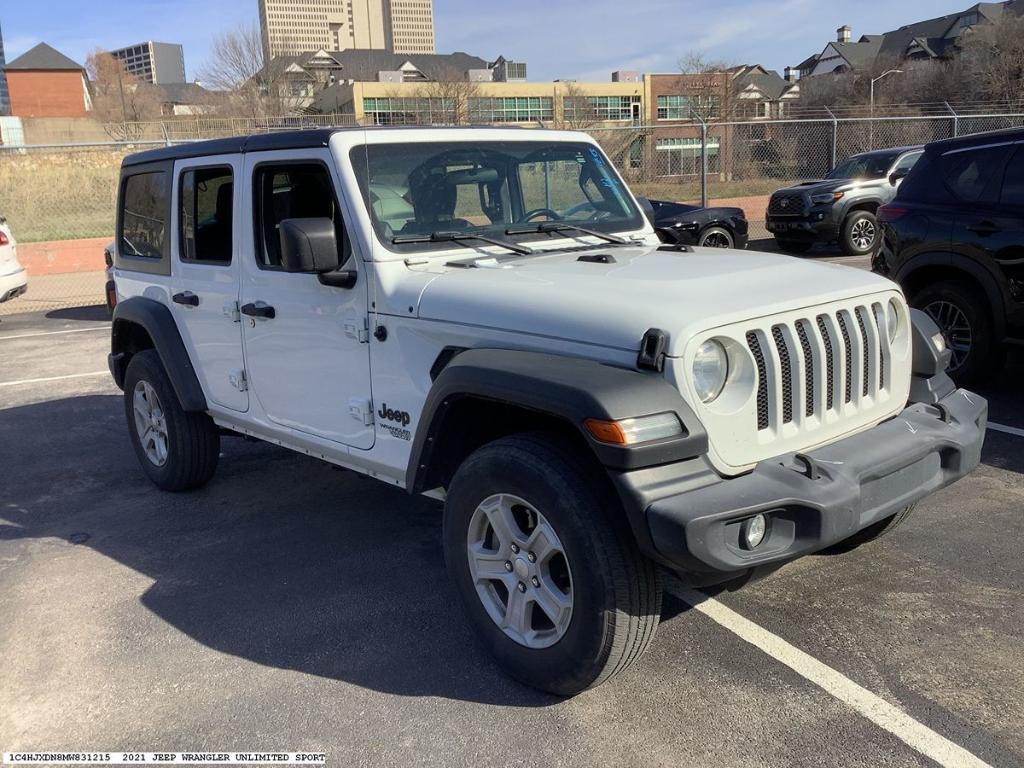 used 2021 Jeep Wrangler Unlimited car, priced at $26,862