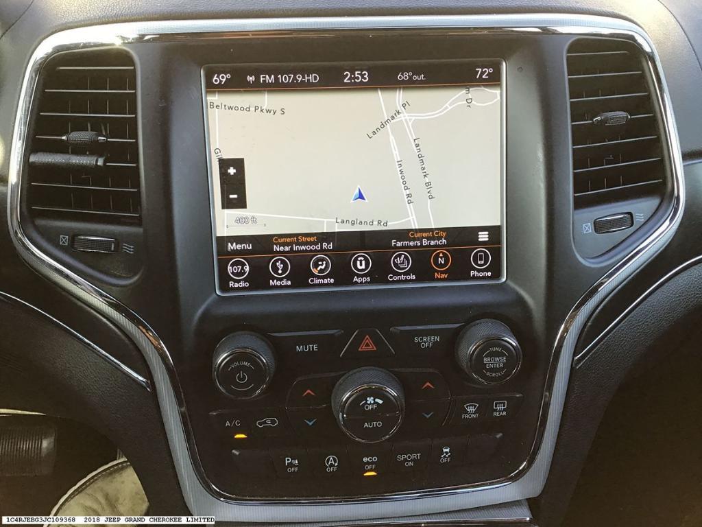 used 2018 Jeep Grand Cherokee car, priced at $16,696