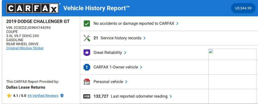 used 2019 Dodge Challenger car, priced at $12,985