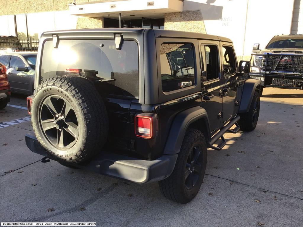 used 2021 Jeep Wrangler Unlimited car, priced at $31,121
