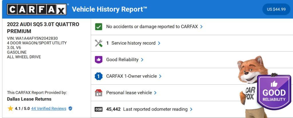used 2022 Audi SQ5 car, priced at $32,152