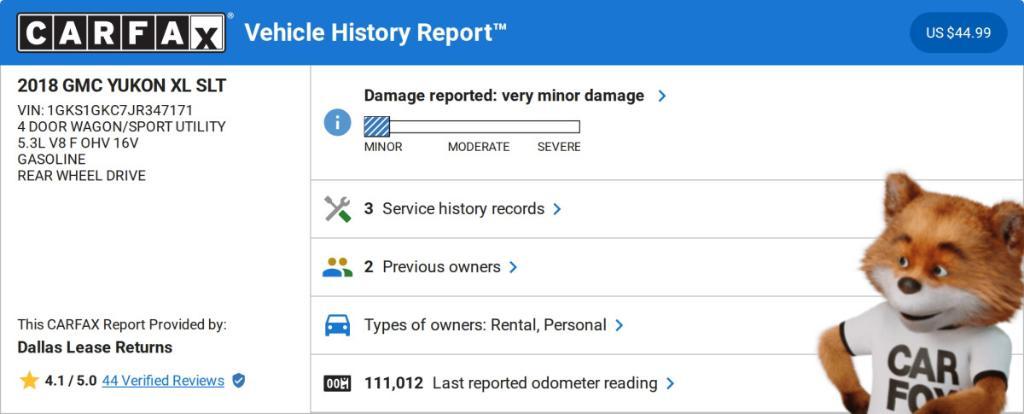 used 2018 GMC Yukon XL car, priced at $18,335