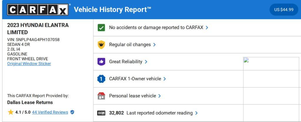 used 2023 Hyundai Elantra car, priced at $23,075