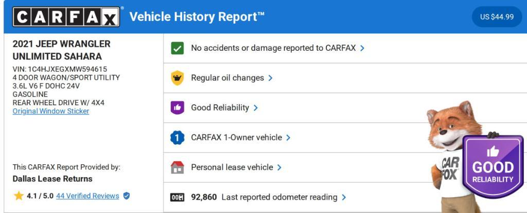 used 2021 Jeep Wrangler Unlimited car, priced at $28,619