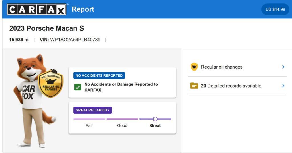 used 2023 Porsche Macan car, priced at $60,712