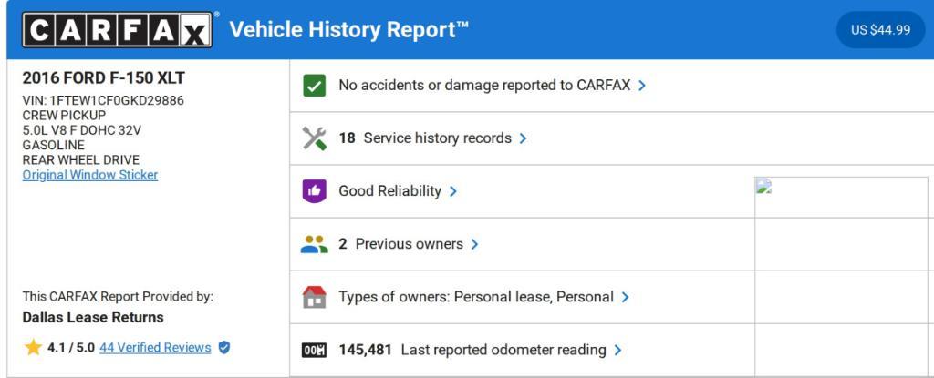 used 2016 Ford F-150 car, priced at $18,993