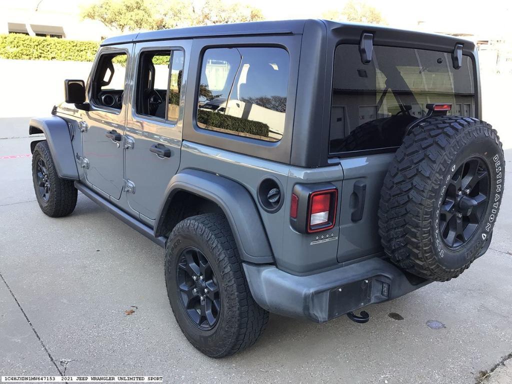used 2021 Jeep Wrangler Unlimited car, priced at $26,275