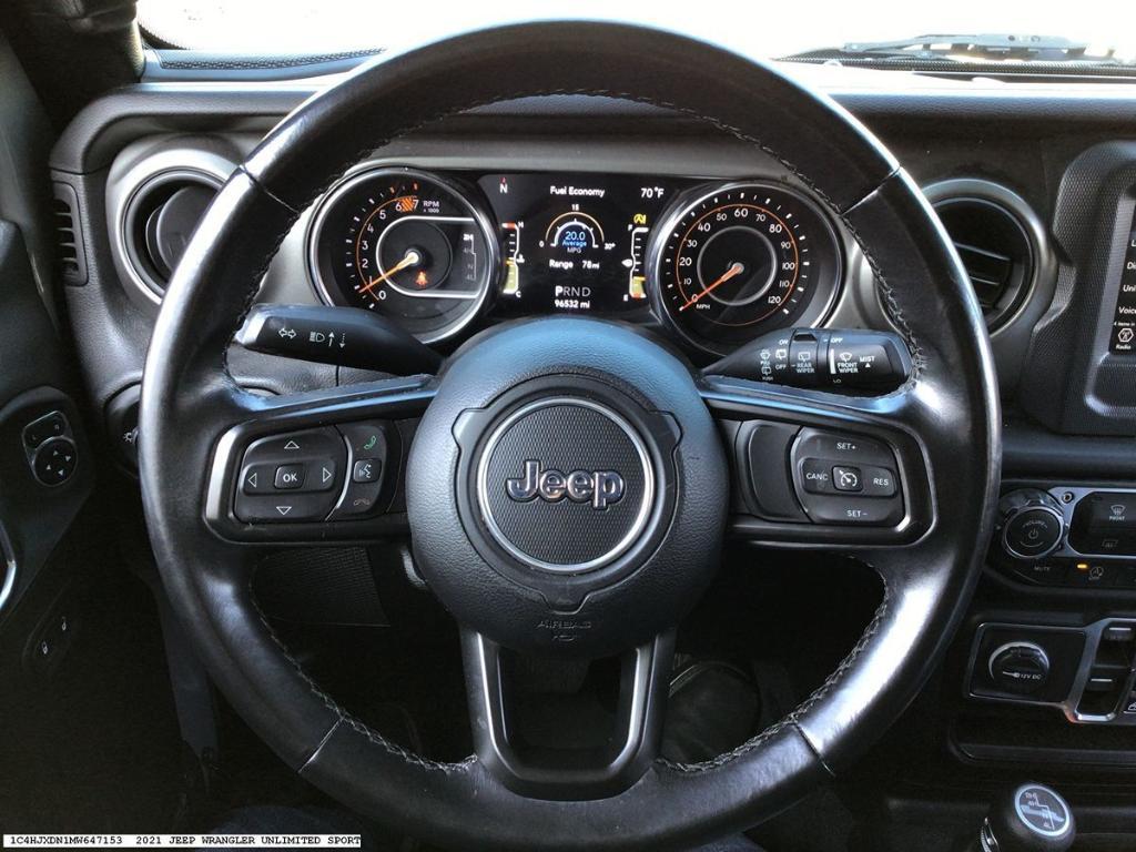 used 2021 Jeep Wrangler Unlimited car, priced at $26,275