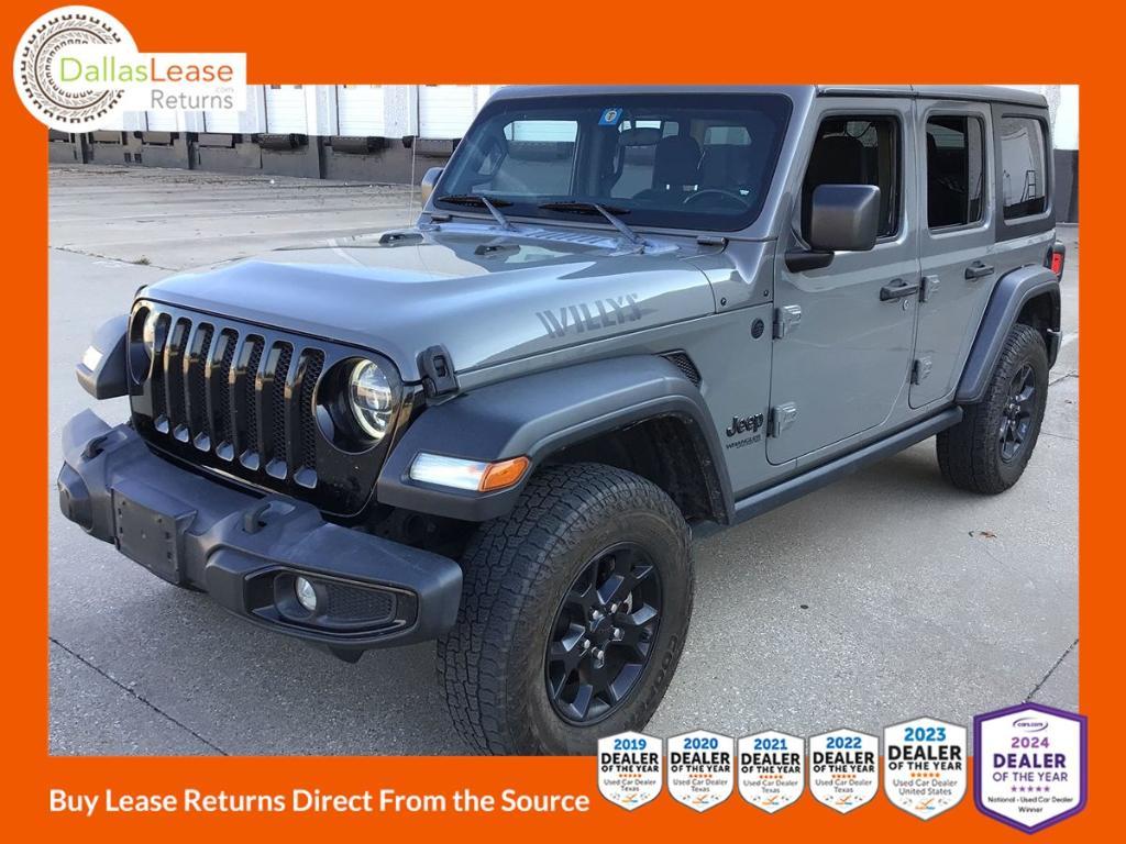 used 2021 Jeep Wrangler Unlimited car, priced at $26,275