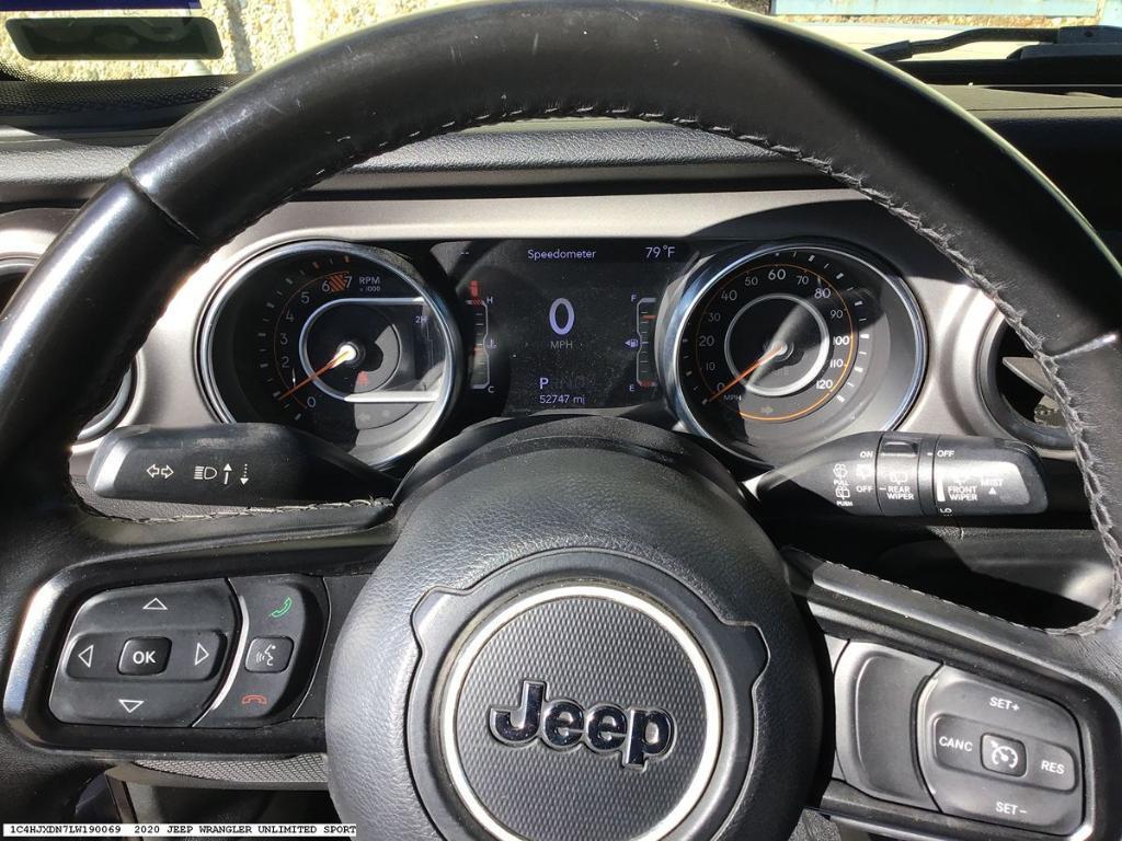 used 2020 Jeep Wrangler Unlimited car, priced at $26,896